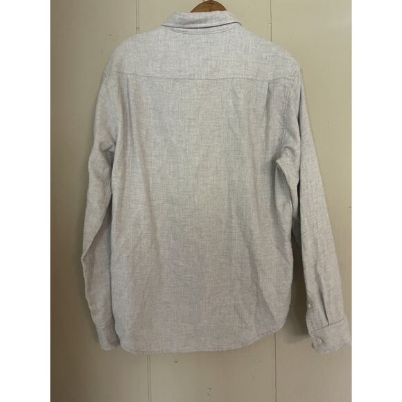 Rails Berkeley Light Grey Soft Brushed Lightweight Flannel Shirt Jacket M - Picture 7 of 10